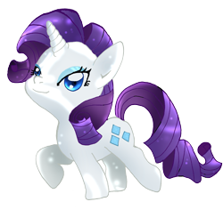 Size: 1817x1779 | Tagged: safe, artist:kristyd, rarity, pony, unicorn, female, horn, mare, solo, white coat