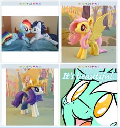 Size: 523x558 | Tagged: safe, derpibooru import, fluttershy, lyra heartstrings, rainbow dash, rarity, soarin', pegasus, pony, unicorn, derpibooru, exploitable meme, female, flutterbat, juxtaposition, juxtaposition win, male, meme, meta, rarihick, shipping, soarindash, straight