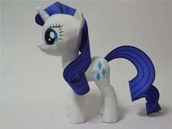 Size: 1080x810 | Tagged: safe, artist:robi, rarity, pony, unicorn, papercraft, pixiv, solo