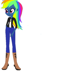 Size: 602x553 | Tagged: safe, artist:nightshadowmlp, artist:selenaede, derpibooru import, evil pie hater dash, rainbow dash, equestria girls, secrets and pies, base used, female, solo