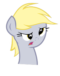 Size: 2200x2779 | Tagged: safe, artist:kuren247, derpy hooves, pegasus, pony, confused, female, mare, simple background, solo, transparent background, vector