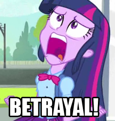 Size: 236x250 | Tagged: safe, derpibooru import, edit, edited screencap, screencap, twilight sparkle, equestria girls, equestria girls (movie), betrayal, cropped, exploitable meme, solo, spoony, spoony experiment, twiscream, ultima ix