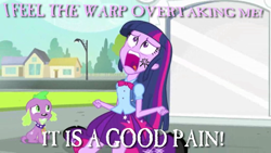 Size: 795x449 | Tagged: safe, derpibooru import, edit, edited screencap, screencap, spike, twilight sparkle, dog, equestria girls, equestria girls (movie), chaos, chaos undivided, exploitable meme, image macro, spike the dog, twiscream, warhammer (game), warhammer 40k, xk-class end-of-the-world scenario