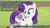 Size: 992x558 | Tagged: safe, screencap, rarity, sweetie belle, pony, unicorn, sisterhooves social, captain obvious, corgi in the description, diverse-mlp-headcanons, fake, headcanon, insane fan theory, parody, sarcasm in the comments, sisters, text, you don't say