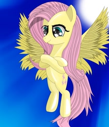 Size: 1200x1400 | Tagged: safe, artist:mrbrunoh1, fluttershy, pegasus, pony, female, mare, pink mane, solo, yellow coat