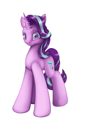 Size: 1480x2160 | Tagged: safe, artist:hitbass, starlight glimmer, pony, unicorn, glowing horn, magic, simple background, solo, transparent background