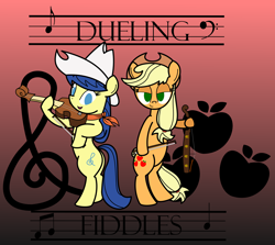 Size: 3052x2721 | Tagged: safe, artist:dbapplejack, applejack, fiddlesticks, earth pony, pony, apple family member, female, mare