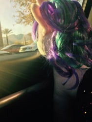 Size: 768x1024 | Tagged: safe, starlight glimmer, pony, unicorn, car, irl, photo, plushie, solo