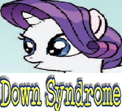 Size: 706x642 | Tagged: safe, idw, rarity, pony, unicorn, downs syndrome, expand dong, exploitable meme, meme, solo