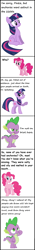 Size: 544x3870 | Tagged: artist needed, safe, derpibooru import, pinkie pie, spike, twilight sparkle, dragon, earth pony, pony, futurama