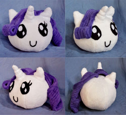 Size: 689x630 | Tagged: safe, artist:shipszer, rarity, cute, irl, photo, plushie, smiling, solo