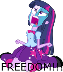 Size: 5663x6562 | Tagged: safe, derpibooru import, twilight sparkle, equestria girls, equestria girls (movie), absurd resolution, braveheart, exploitable meme, solo, twiscream