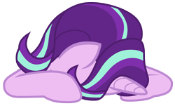 Size: 11600x7000 | Tagged: safe, artist:tardifice, starlight glimmer, pony, unicorn, absurd resolution, headdesk, simple background, solo, transparent background, vector