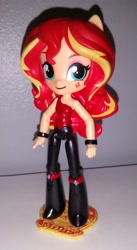 Size: 1314x2400 | Tagged: safe, artist:artking3000, sunset shimmer, equestria girls, custom, doll, equestria girls minis, irl, photo, toy