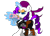 Size: 1024x745 | Tagged: safe, artist:dragonboi471, rarity, pony, unicorn, crossover, duckface, fluffy(character), latex suit, lipstick, rocket launcher, solo, ty the tasmanian tiger