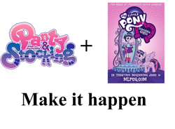 Size: 814x600 | Tagged: safe, derpibooru import, twilight sparkle, equestria girls, equestria girls (movie), exploitable meme, make it happen, panty and stocking with garterbelt