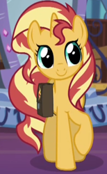 Size: 374x606 | Tagged: safe, screencap, sunset shimmer, pony, unicorn, equestria girls, mirror magic, spoiler:eqg specials, cropped, cute, female, mare, shimmerbetes, solo