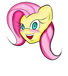 Size: 358x400 | Tagged: safe, fluttershy, pegasus, pony, female, mare, pink mane, solo, yellow coat