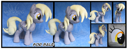 Size: 4511x1753 | Tagged: safe, artist:nazegoreng, derpy hooves, pegasus, pony, female, irl, mare, photo, plushie, solo