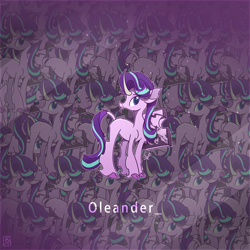 Size: 4000x4000 | Tagged: safe, artist:sol-r, oleander, starlight glimmer, classical unicorn, pony, unicorn, them's fightin' herds, cloven hooves, crossover, female, fusion, leonine tail, mare, smiling, unshorn fetlocks