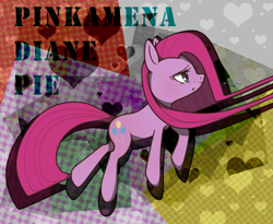 Size: 975x800 | Tagged: safe, artist:kemokun, pinkie pie, earth pony, pony, female, mare, pink coat, pink mane, pixiv, solo