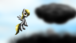 Size: 1024x576 | Tagged: safe, artist:lupiarts, derpy hooves, pegasus, pony, female, mare, solo