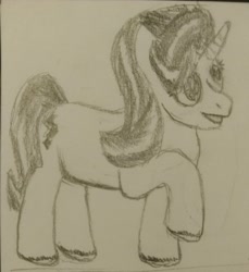 Size: 2678x2922 | Tagged: safe, starlight glimmer, pony, unicorn, female, mare, sketch, solo, traditional art