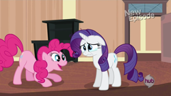 Size: 1920x1080 | Tagged: safe, screencap, pinkie pie, rarity, earth pony, pony, unicorn, rarity takes manehattan, crying