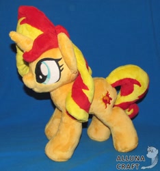 Size: 1024x1096 | Tagged: safe, artist:allunakitsune, sunset shimmer, pony, unicorn, female, irl, mare, photo, plushie, solo