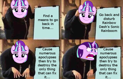 Size: 680x436 | Tagged: safe, starlight glimmer, pony, unicorn, the cutie re-mark, broken english, gru's plan, meme, s5 starlight