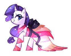 Size: 950x750 | Tagged: safe, artist:kaji-tanii, rarity, pony, unicorn, clothes, dress, solo