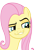 Size: 744x1052 | Tagged: safe, artist:thinkingwithsmile, fluttershy, pegasus, pony, simple background, smirk, smugdash, solo, transparent background, vector