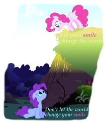 Size: 1709x1983 | Tagged: safe, edit, edited screencap, screencap, pinkie pie, earth pony, pony, a friend in deed, composite screencap, female, mare, self paradox, smile song, smiling