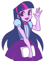 Size: 657x867 | Tagged: safe, artist:jun-k-tastic, derpibooru import, twilight sparkle, equestria girls, simple background, solo, white background