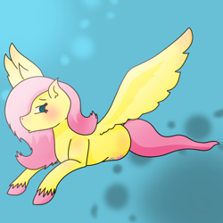 Size: 1000x1000 | Tagged: safe, artist:navybud, fluttershy, pegasus, pony, hooves, solo, unshorn fetlocks