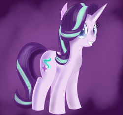 Size: 1893x1771 | Tagged: safe, artist:aflurryofdragons, starlight glimmer, pony, unicorn, smiling, solo