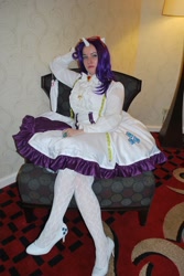 Size: 642x960 | Tagged: safe, artist:frozen-rose-cosplay, rarity, human, cosplay, irl, irl human, photo, solo