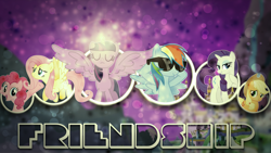 Size: 1920x1080 | Tagged: safe, artist:oryxial, derpibooru import, applejack, fluttershy, pinkie pie, rainbow dash, rarity, twilight sparkle, twilight sparkle (alicorn), alicorn, earth pony, pegasus, pony, unicorn, canterlot castle, female, lens flare, magic, mane six, mare, sunglasses, vector, wallpaper