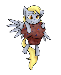 Size: 1800x2200 | Tagged: safe, artist:midnightpremiere, derpy hooves, pegasus, pony, female, mare, muffin, solo