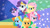 Size: 1280x720 | Tagged: safe, derpibooru import, screencap, applejack, fluttershy, pinkie pie, rainbow dash, rarity, twilight sparkle, earth pony, pegasus, pony, unicorn, the best night ever, clothes, dress, gala dress, mane six