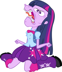 Size: 944x1094 | Tagged: safe, derpibooru import, edit, bulk biceps, twilight sparkle, equestria girls, equestria girls (movie), exploitable meme, face swap, meme, roid rage, simple background, solo, transparent background, twiscream, yeah