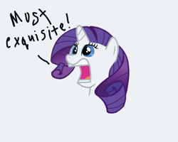 Size: 1250x1000 | Tagged: safe, rarity, pony, unicorn, reaction image, simple background, solo, vector, white background, yelling