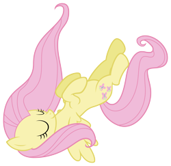 Size: 10200x9899 | Tagged: safe, artist:myrami, fluttershy, pegasus, pony, absurd resolution, flying, simple background, solo, transparent background, vector