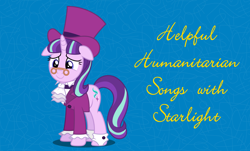 Size: 1642x994 | Tagged: artist needed, safe, edit, snowfall frost, starlight glimmer, pony, unicorn, silly songs, veggietales