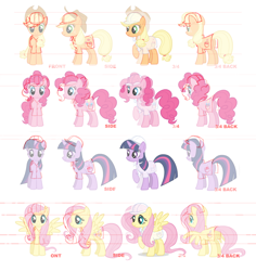 Size: 1000x1060 | Tagged: safe, derpibooru import, applejack, fluttershy, pinkie pie, rainbow dash, rarity, twilight sparkle, earth pony, pegasus, pony, unicorn, sonic rainboom (episode), behind the scenes, dhx media, hat