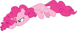 Size: 1632x650 | Tagged: safe, artist:jeatz-axl, pinkie pie, earth pony, pony, bats!, digging, drill hair, drill mane, simple background, solo, svg, transparent background, vector