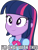 Size: 3839x5000 | Tagged: safe, artist:ambassad0r, derpibooru import, twilight sparkle, equestria girls, equestria girls (movie), absurd resolution, i'm okay with this, reaction image, simple background, transparent background, twismile, vector