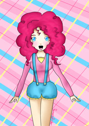 Size: 1530x2173 | Tagged: safe, artist:fanastyfinder, pinkie pie, human, humanized, light skin, solo