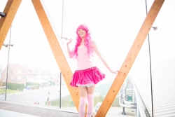 Size: 1500x1000 | Tagged: safe, artist:ainlina, pinkie pie, human, cosplay, irl, irl human, photo, solo