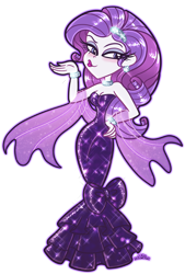 Size: 1220x1807 | Tagged: safe, artist:princesscallyie, rarity, human, clothes, dress, humanized, solo